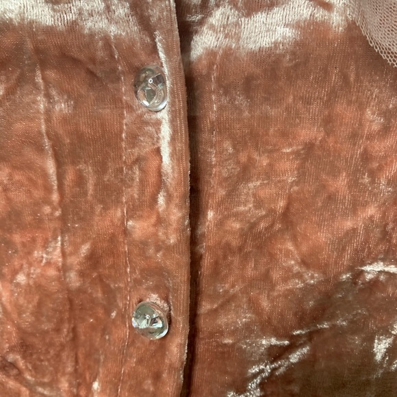 Velvet Ruffle Top - Picture 5 of 6